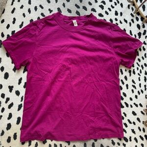 Lululemon dark pink tee